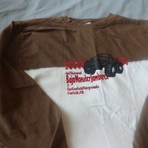 Vintage FERRUCHE 90's Long Sleeve T-Shirt BAJA MONSTER JAMBOREE Lge. NWOT